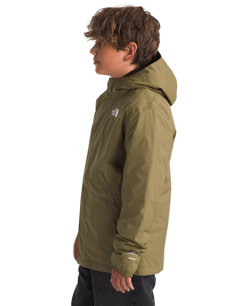 The North Face Boys' 6-20 Warm Antora Hooded Rain Jacket