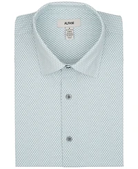 Alfani Men's Geometric Pattern Spread-Collar Dress Shirt, Macy's Exclusive