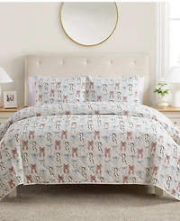 Vcny Home Ribbon Pinsonic 3-Pc. Quilt Set