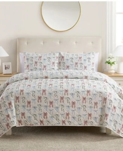 Vcny Home Ribbon Pinsonic 3 Pc. Quilt Sets
