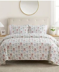 Vcny Home Ribbon Pinsonic 3 Pc. Quilt Sets