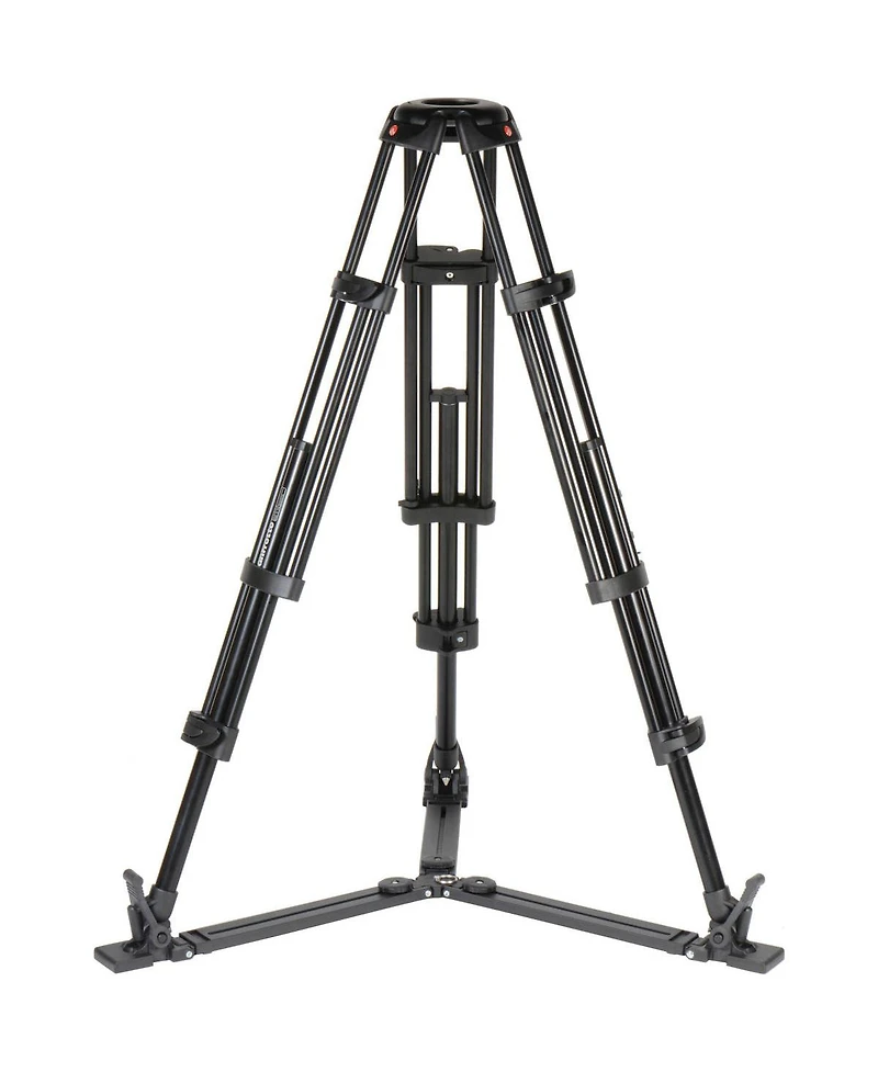Manfrotto 546GB 3-Section Aluminum Twin Leg Tripod with 502 Fluid Video Head and Ground Spreader