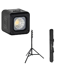 SmallRig RM01 3W Daylight Mini Led Video Light, Bundle with Pro 9.5' Air-Cushioned Light Stand
