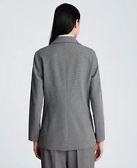 Kenneth Cole Women's Long-Sleeve Notch Collar Shirt Blazer
