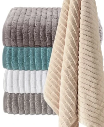 Talesma Subway Tile Textured Cotton Bath Towels