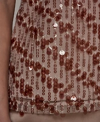 Donna Karan New York Women's Scoop Neck Mesh Cami Top