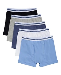 Calvin Klein Boys' 4-16 Varsity Boxer Briefs, 5-Pack