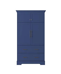 Streamdale Furniture Farmhouse Kitchen Pantry, 4 Doors