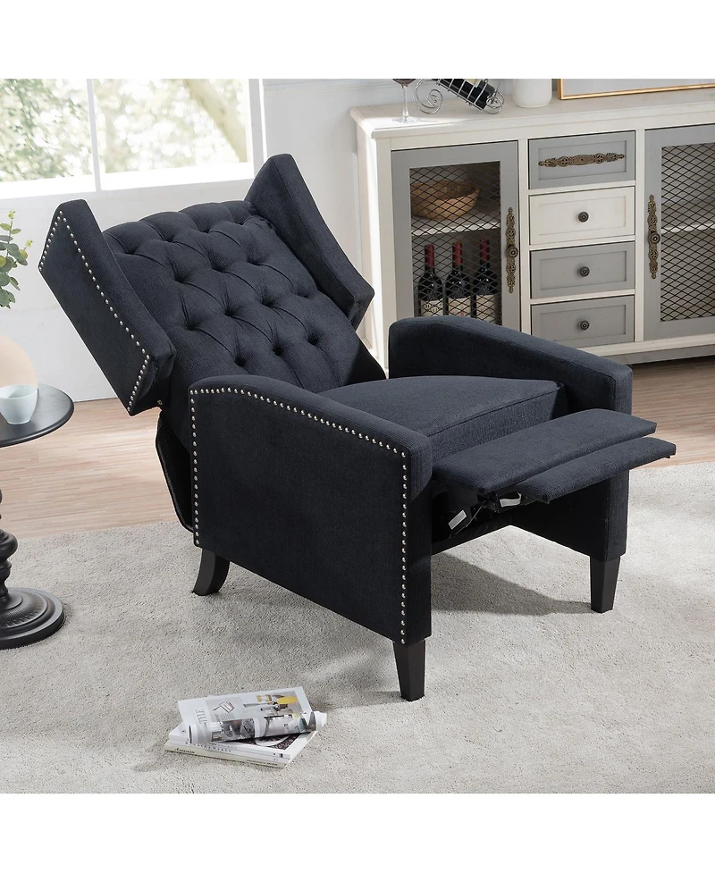 Streamdale Furniture Wide Manual Wing Chair Recliner