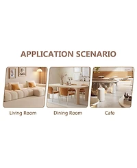 Streamdale Furniture Woven Bar Stool Set with Solid Wood Backrest, Counter Stool