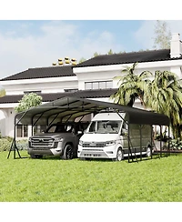 Streamdale Furniture Carport 20 x 20 Shelter - All-Weather, Quick Assembly, Secure, Reinforced