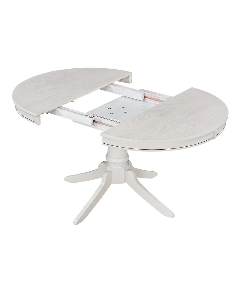 Streamdale Furniture Retro Dining Set with Pedestal Table Base