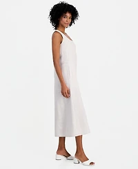 Eileen Fisher Women's Striped Sleeveless Scoop-Neck Dress