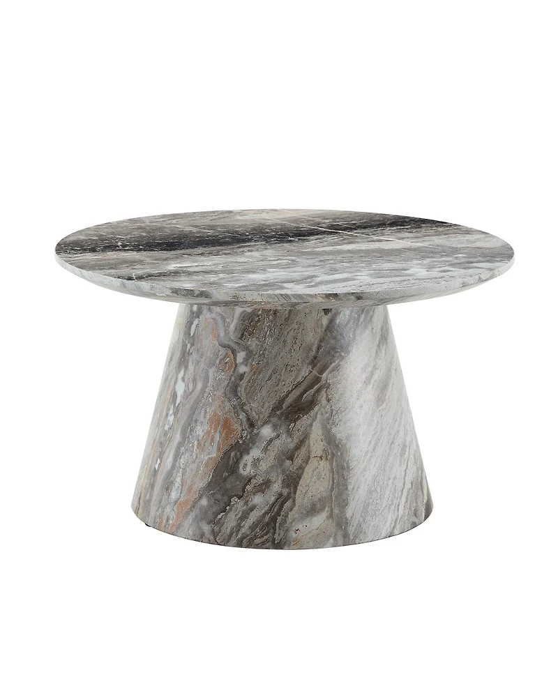 Streamdale Furniture textured Mdf circular coffee table