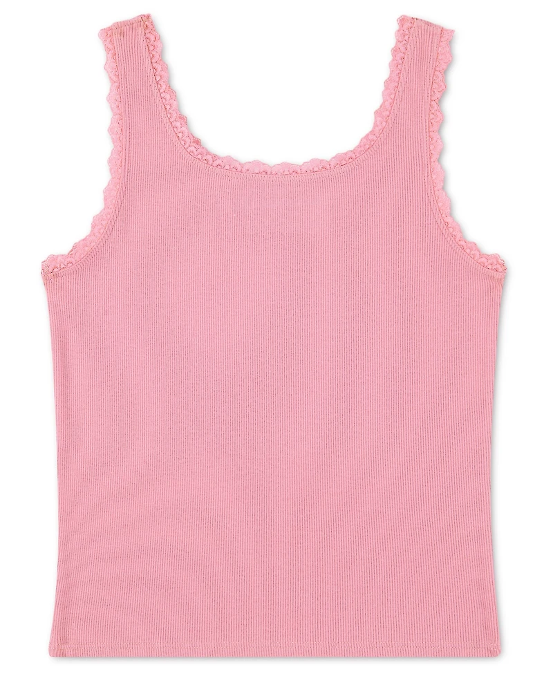 abercrombie kids Girls' Lace-Trim Sleeveless Tank Top