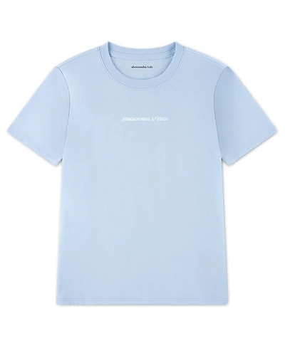 abercrombie kids Girls' Berry Flag Oversized T-Shirt