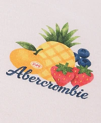 abercrombie kids Girls' Oversized Crewneck T-Shirt