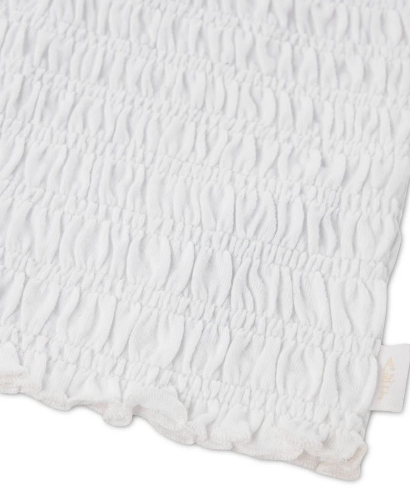 abercrombie kids Girls' Smocked Short-Sleeve Top