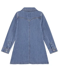 Levi's Toddler Girls' 2T-5T Western Denim Shirt Dress