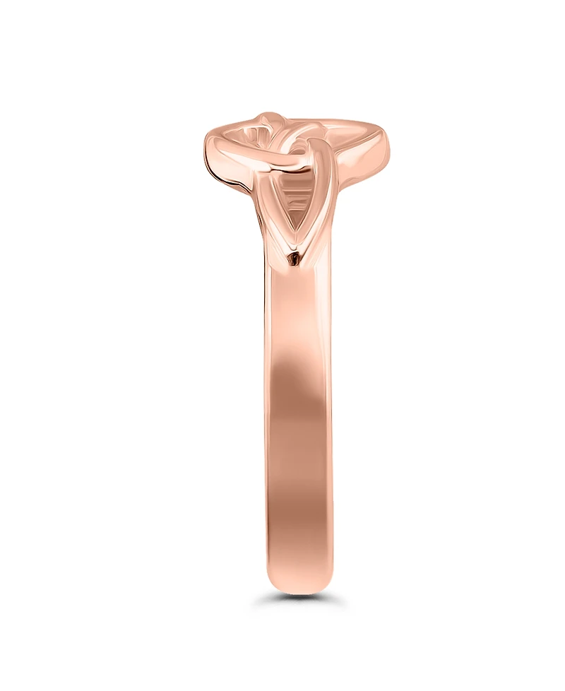 Giani Bernini Celtic Sign Adjustable Toe Ring. 18Kt Rose Gold over Sterling Silver. Created for Macy's.