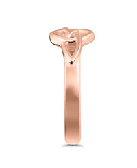 Giani Bernini Celtic Sign Adjustable Toe Ring. 18Kt Rose Gold over Sterling Silver. Created for Macy's.