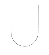 Curata Jewelry Solid 950 Platinum 0.7mm Box Chain Necklace 16-24 Inch Chain Necklace
