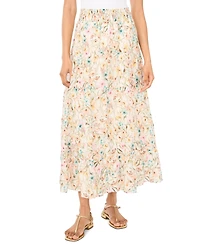 Vince Camuto Women's Tiered Smocked Waist Maxi Skirt