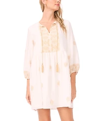 Vince Camuto Women's Tie-Neck Mini Dress