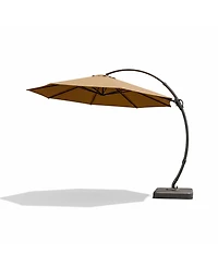 Boyel Living 10ft Luxury Cantilever Patio Umbrella with Weighted Base