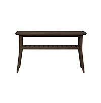 Liberty Furniture Ventura Blvd Sofa Table in Bronze Spice