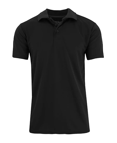 Galaxy By Harvic Men's Big & Tall Dry Fit Moisture-Wicking Polo Shirt