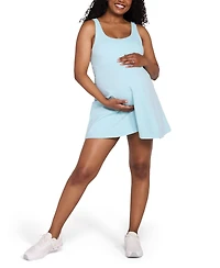 Motherhood Maternity Sleeveless Active Dress with Shorts