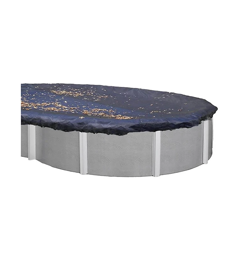 Swimline 18 x 33 Foot Oval Above Ground Heavy Winter Swimming Pool Cover