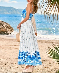 Cupshe Women's Pampered Tropical Maxi Beach Dress