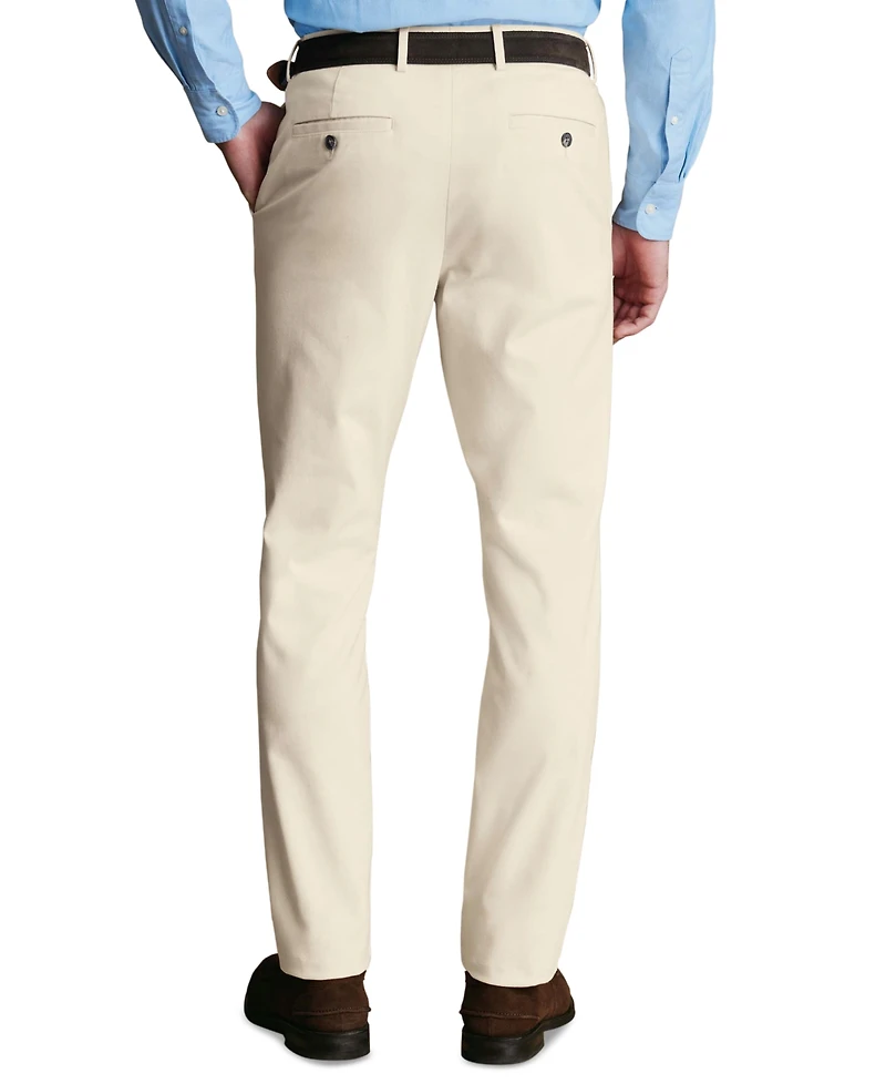 Charles Tyrwhitt Men's Lightweight Regular-Fit Pants