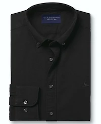 Charles Tyrwhitt Men's Button-Down Stretch Washed Oxford Slim-Fit Shirt