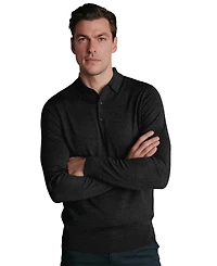 Charles Tyrwhitt Men's Merino Wool Polo Sweater