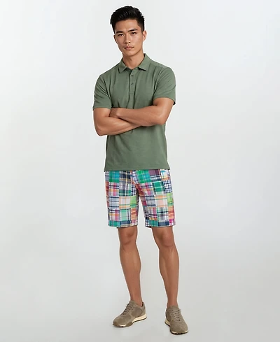 Vintage 1946 Men's Patch Detail Flat-Front Shorts