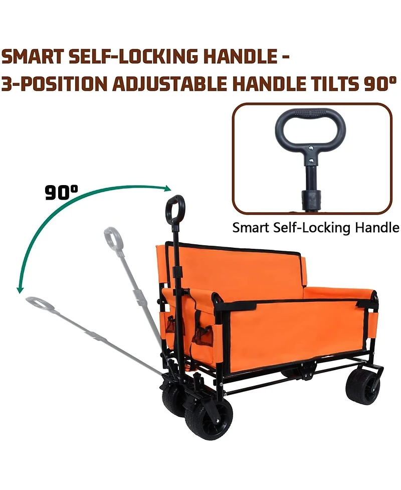 Rainsken Convertible Folding Wagon Cart