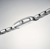 Stuhrling Serafine 4089.3 Women s Rectangular Quartz Watch, Mother-of-Pearl Dial & Swarovski Crystal Bezel