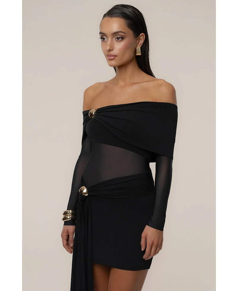 Jluxlabel Women's Glow State Drape Dress