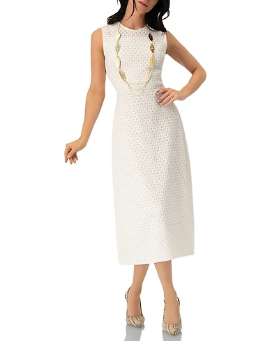 Ivonne Women's Textured Midi Dress