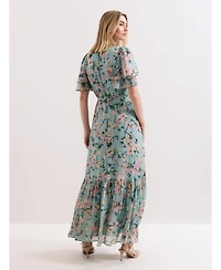 Phase Eight Women's Violet V-Neck Maxi Dress