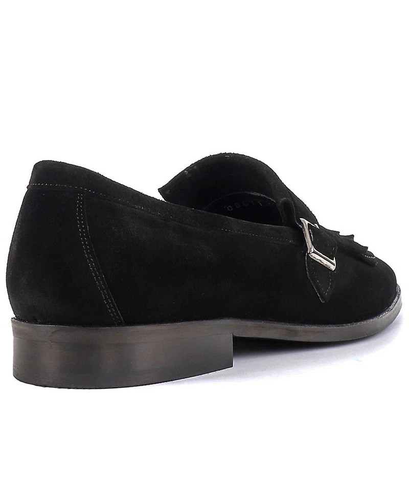 Vellapais Men's Monk Strap Dress Loafers