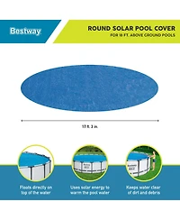 Bestway Flowclear 18' Round Solar Pool Cover for Above Ground Pools
