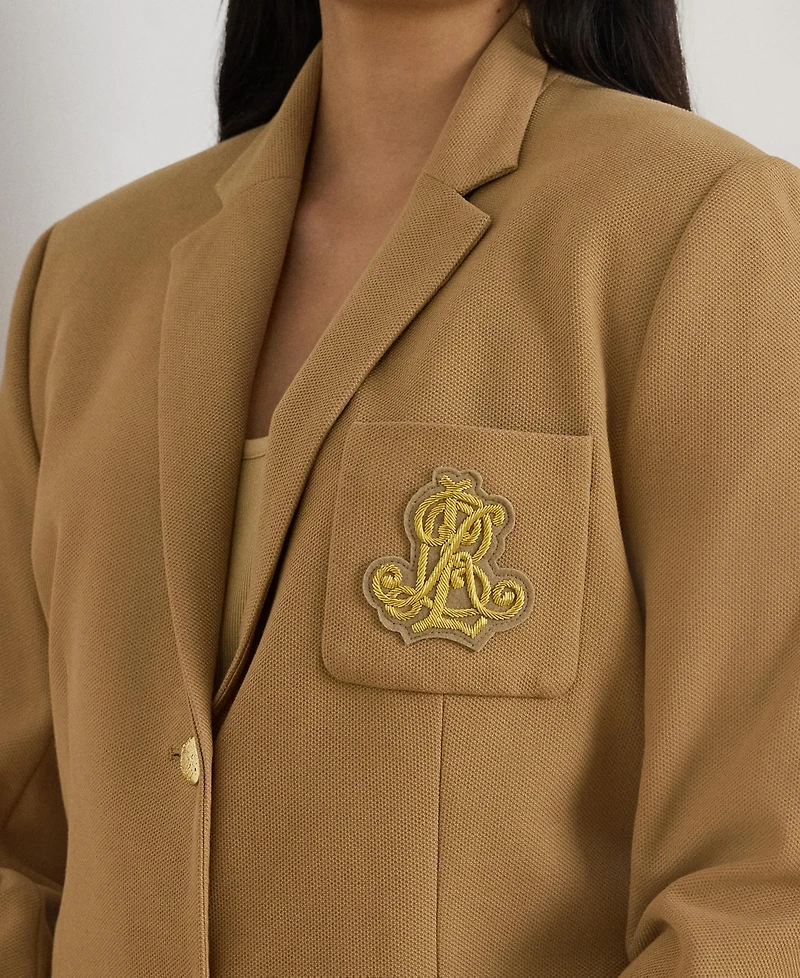 Lauren Ralph Plus Anfisa Bullion Jacquard Blazer