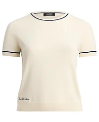 Lauren Ralph Plus Short-Sleeve Sweater