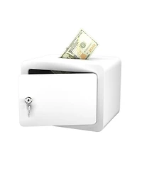 Clihome Mini Storage Cabinet Secure Safe With Key and Password