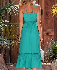 Cupshe Women's Summer Flame Maxi Beach Dress