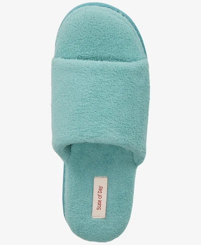 State of Day Women's Open Toe Boxed Slippers, Macy's Exclusive